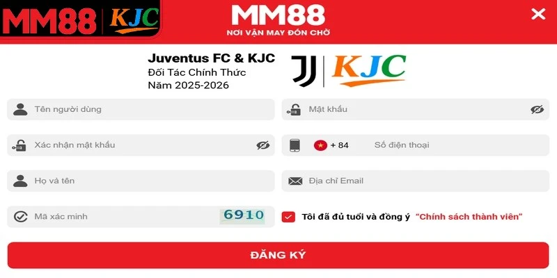 Quy trình đăng ký MM88 được tối ưu để đơn giản và dễ thao tác 